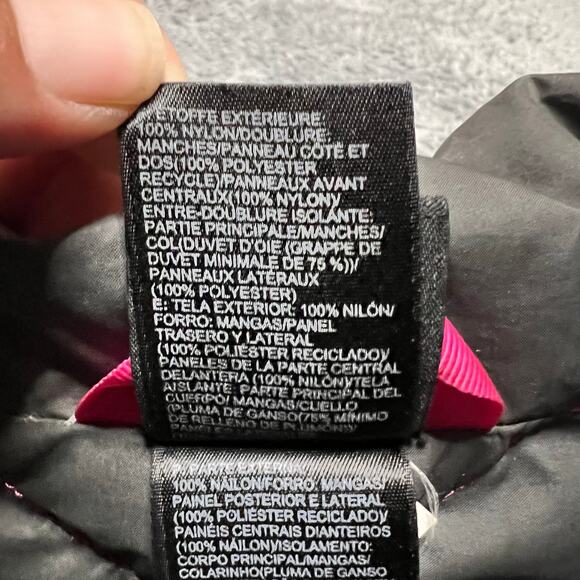 The North Face Coat Kids Youth Large 14-16 Pink 550 Down Puffer Jacket - Picture 10 of 12